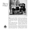 Packard Eight Ad (October, 1925): Mastery of Power