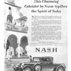 Nash Cabriolet on Special Six Chassis Ad (April, 1928)