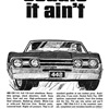 Oldsmobile 442 Ad (December, 1966): Sedate it ain't