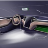 Tesla Model S Shooting Brake - Interior - Design Sketch by Niels van Roij (2018)