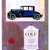 Cole Eight Ninety Four-Passenger Coupe Ad (October, 1922) - New series ultra-equipped