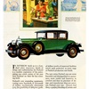 Packard Eight 4-Passenger Coupe Ad (December, 1927) – The art of enameling dates from the fifteenth century when Venetian glass workers discovered the secret of firing enamel on metal surfaces