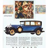 Packard Ad (June, 1928) – In Colonial days spoke holes in a felly were bored by the wheelwright one by one — a laborious, inexact process