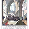 Cadillac Town Sedan Ad (April-May, 1928): Illustrated by Thomas M. Cleland