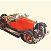 1925 Kissel 'Gold Bug' Roadster - Illustrated by Klaus Bürgle