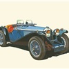 1933 Riley 1100 'Imp' - Illustrated by Klaus Bürgle