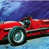 Sunbeam 'Tiger' 4-litre V12 Supercharged (1925): Illustrated by Edouard KÜHN