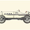 1913 Opel-Rennwagen: Illustrated by Horst Schleef