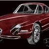 Alfa Romeo Giulietta Goccia (Michelotti), 1961 - Design Sketch