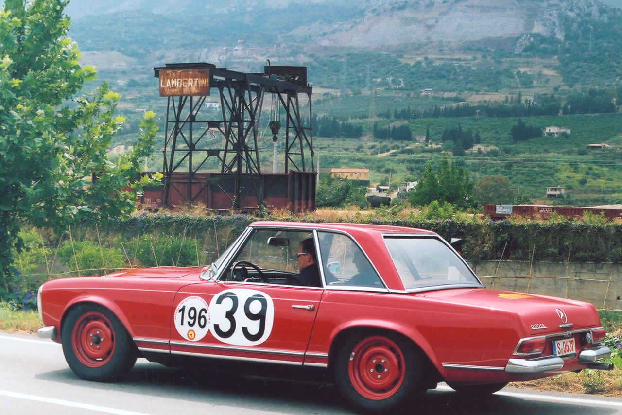 Mercedes-Benz 230 SL (W 113 series, 1963 - 1971) ralley version