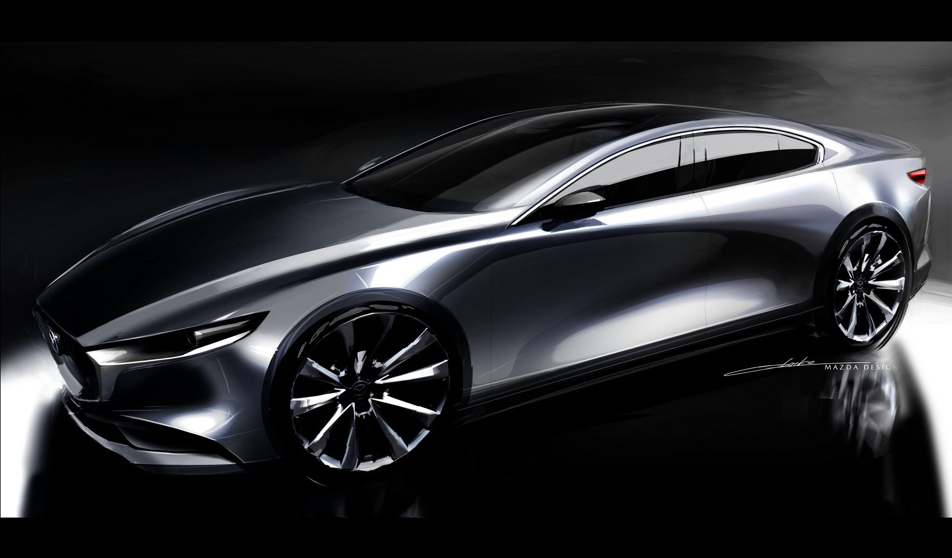 Mazda3, 2019 - Sedan - Design Sketch