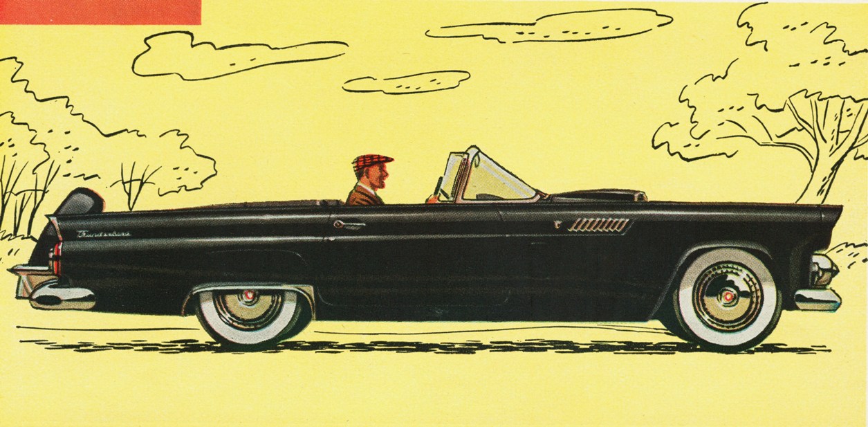 Ford Thunderbird Ad, 1956