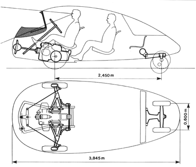 Citroën Coccinelle (Prototype C) Coche Car