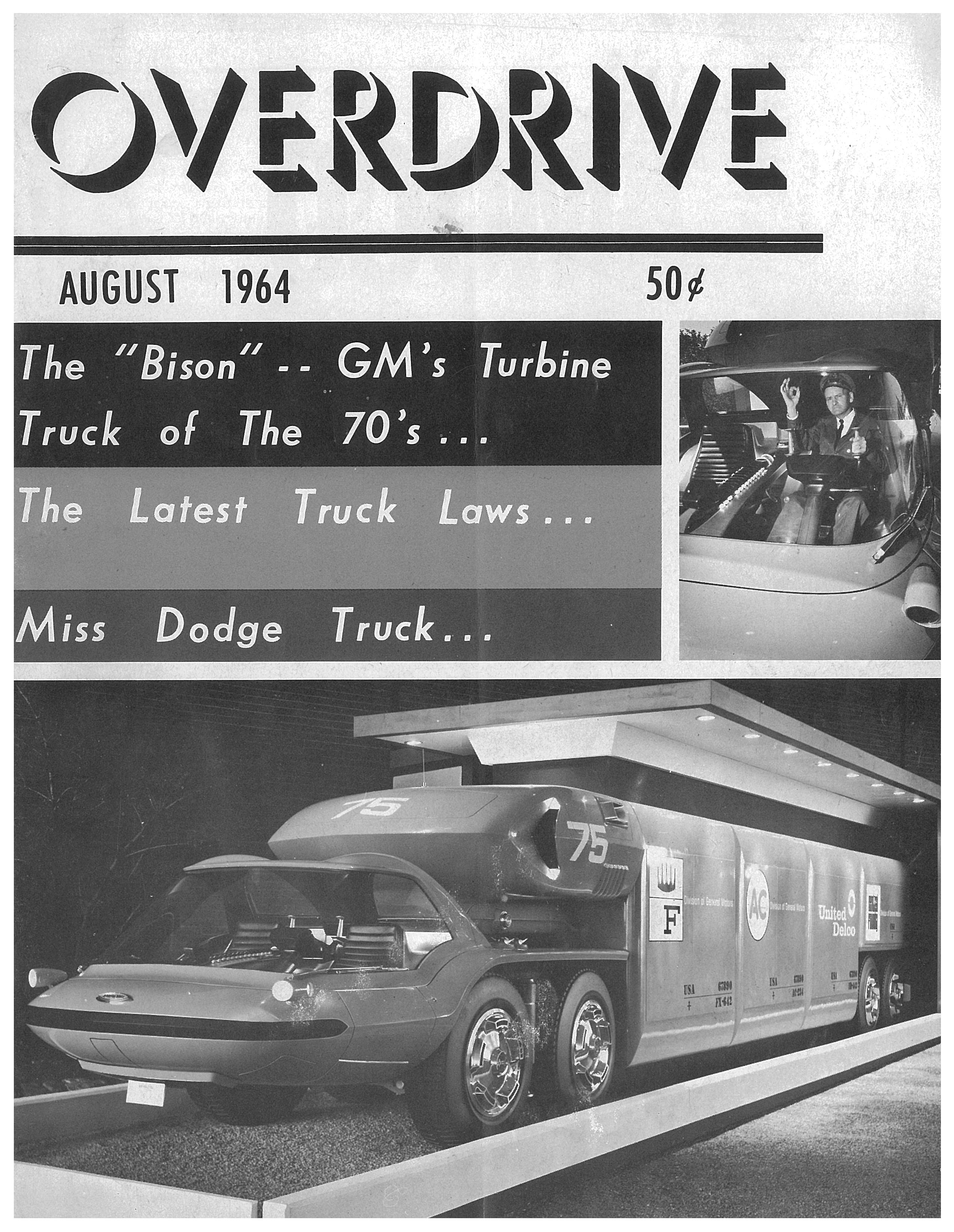 GM Bison - Ovedrive Aug'64 Cover