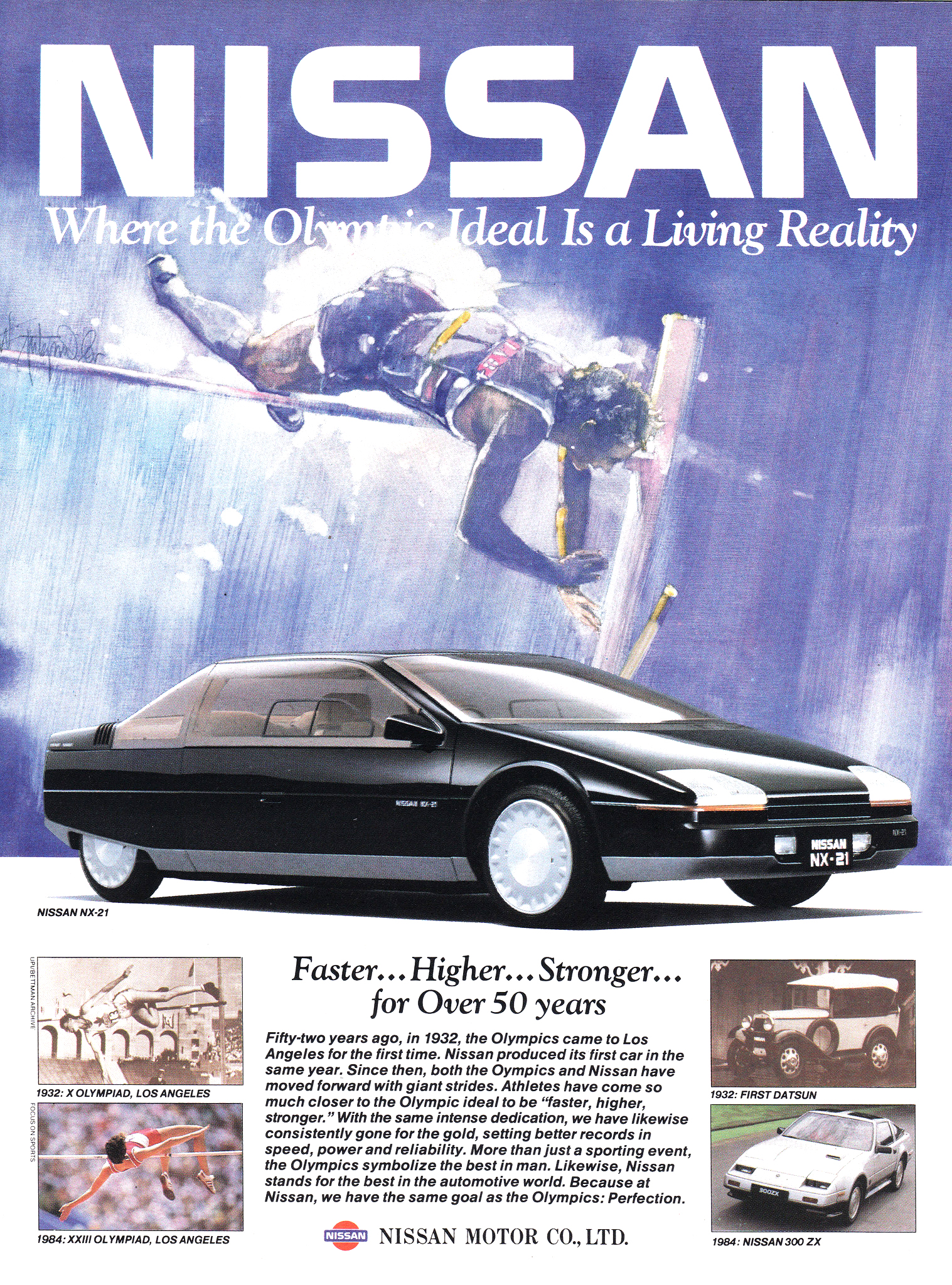 Nissan NX-21 Concept Ad, 1984