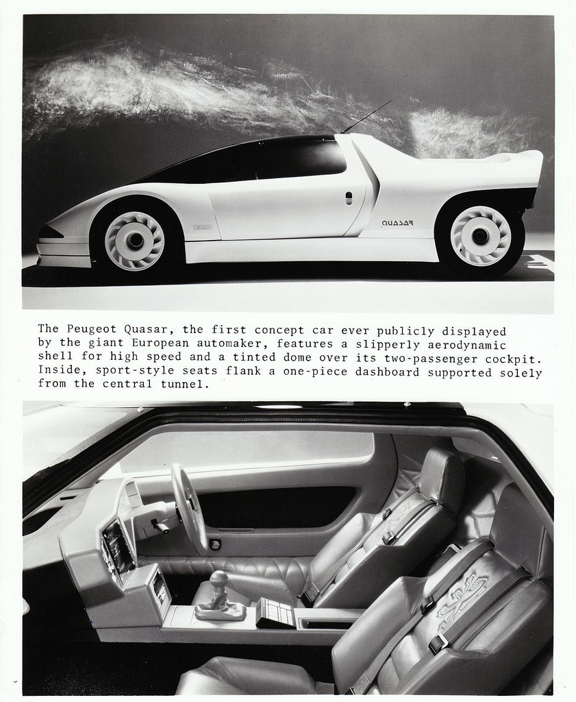 1984 Peugeot Quasar Concepts