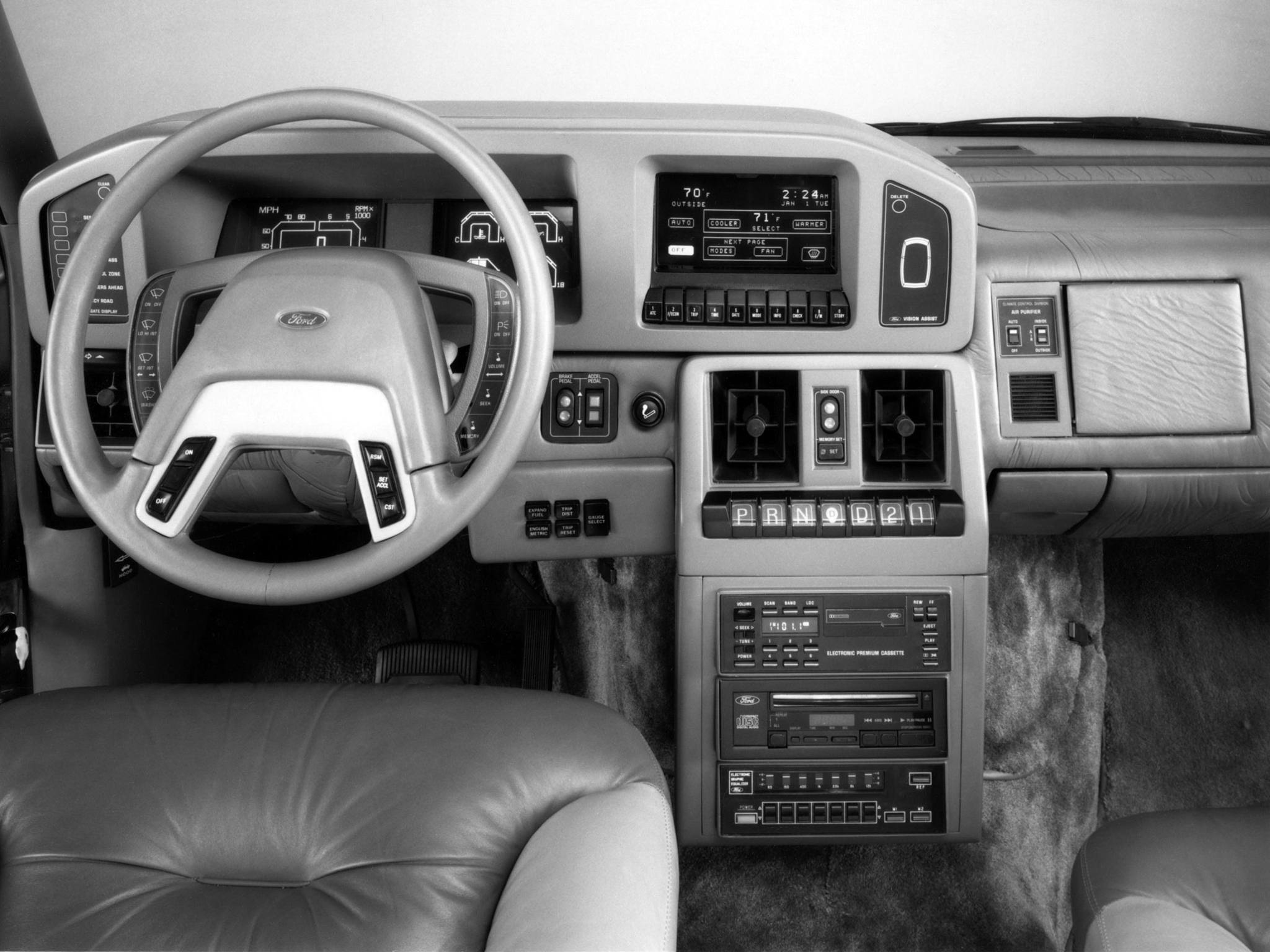 Ford HFX Aerostar (Ghia), 1987 - Interior