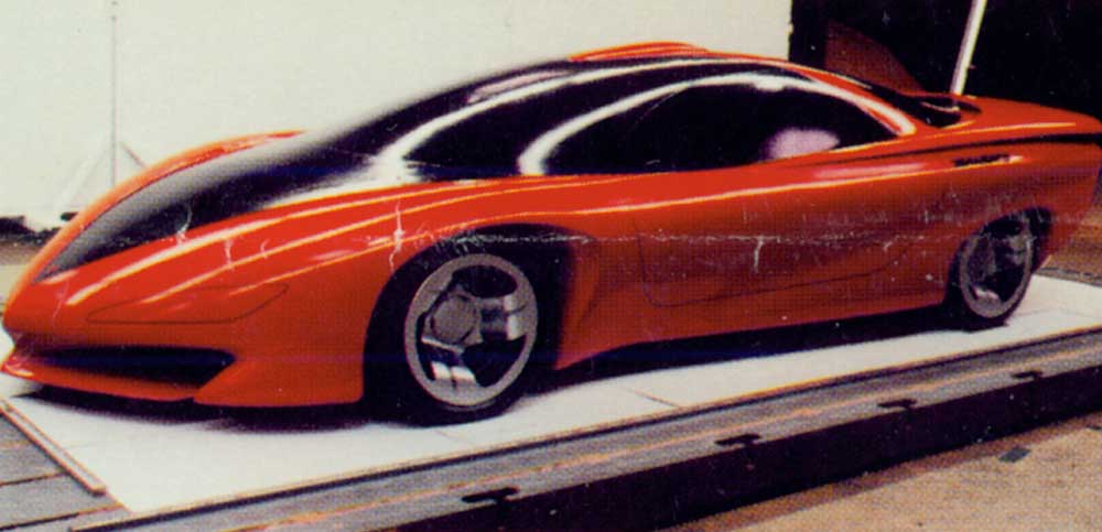 Pontiac Banshee Concept, 1988 - Finished clay