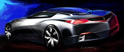 Acura Advanced Sports Car, 2007 - Design Sketch