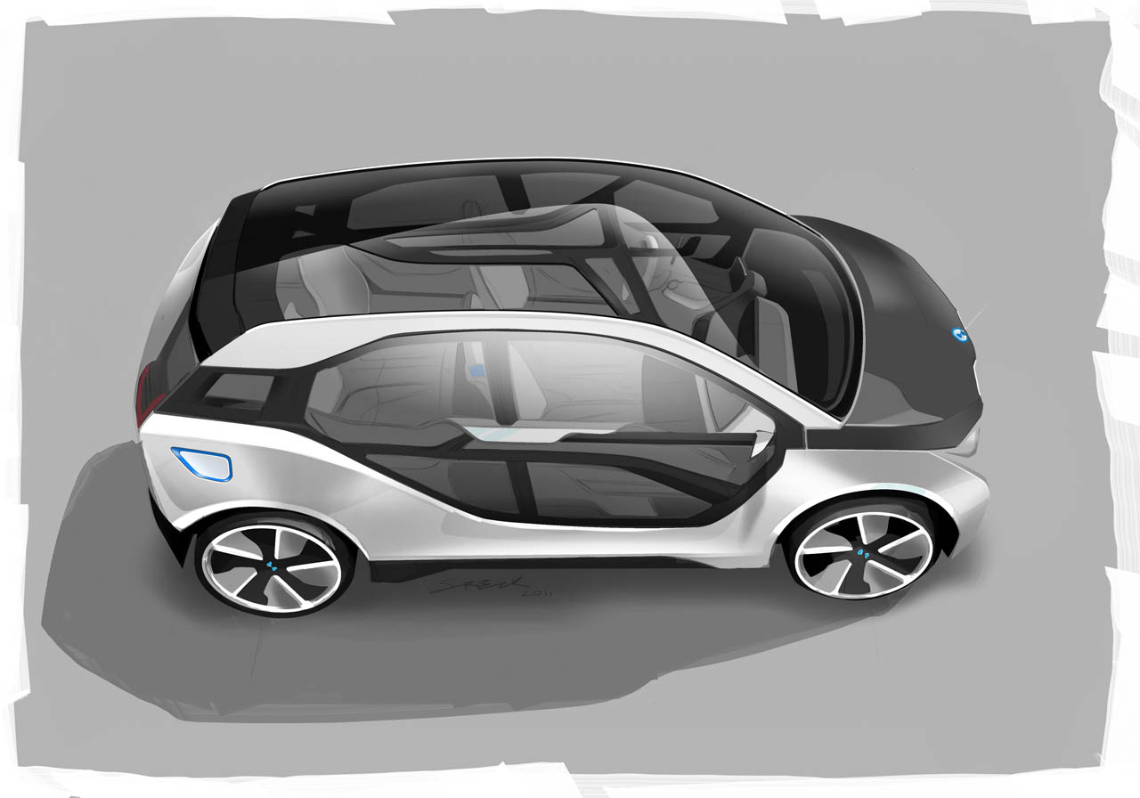 BMW i3 Concept, 2011 - Design Sketch