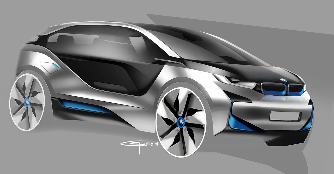 BMW i3 Concept, 2011 - Design Sketch