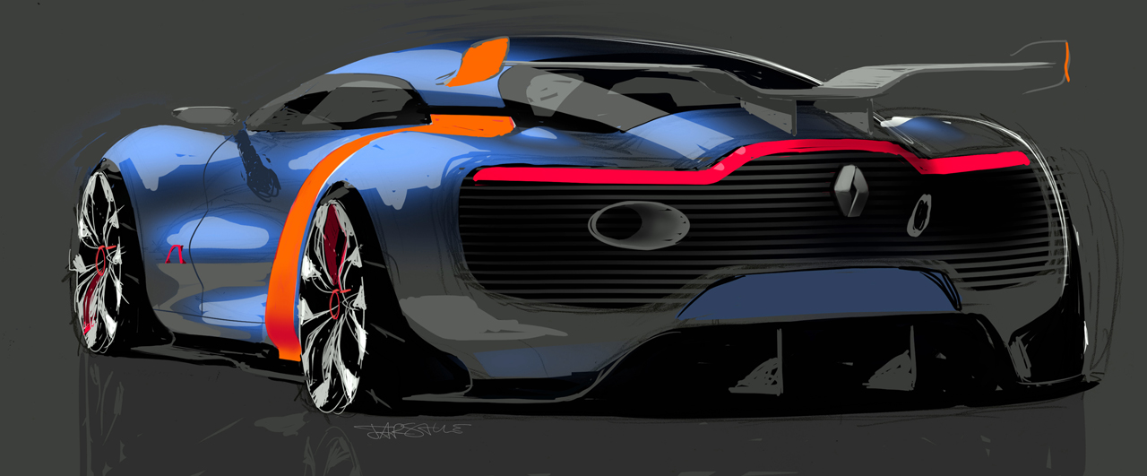 Renault Alpine A110-50, 2012 - Design Sketch