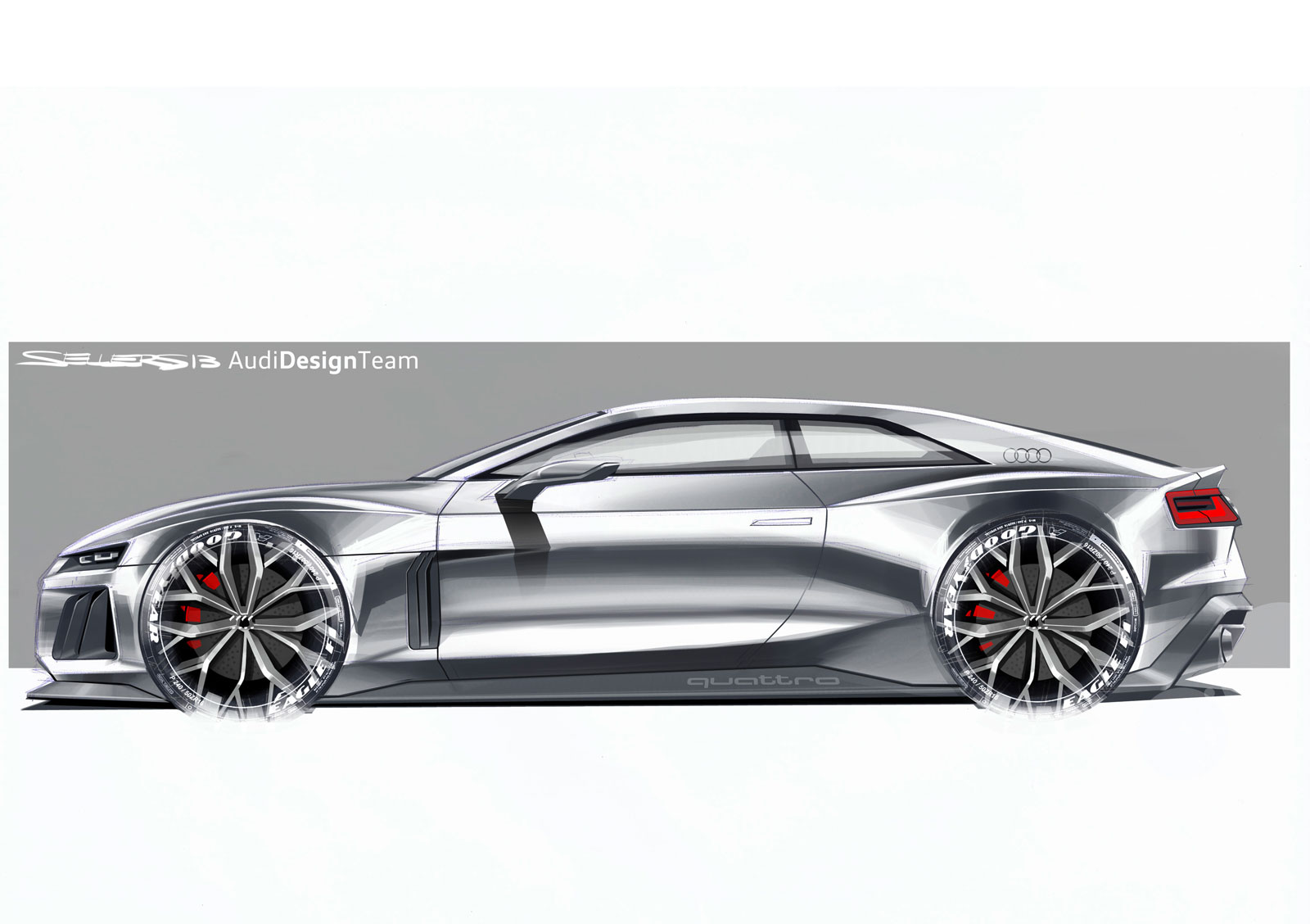 Audi Sport Quattro, 2013 - Design Sketch