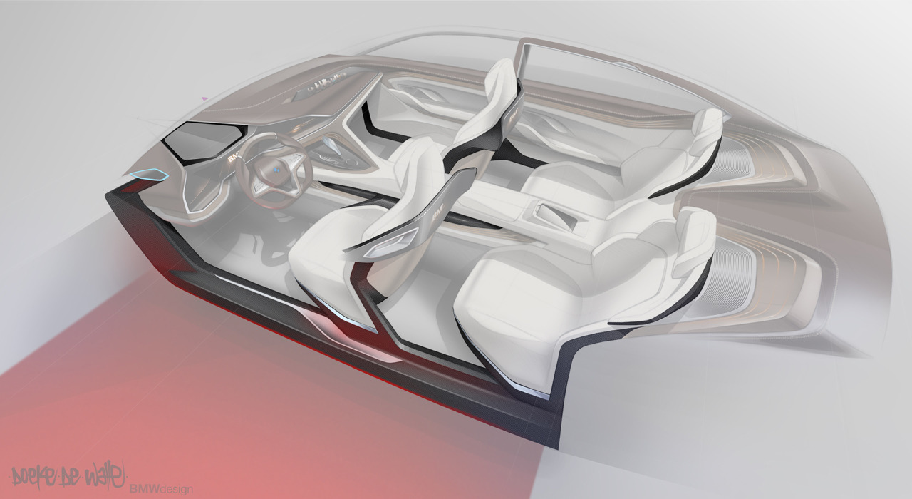 BMW Vision Future Luxury, 2014 - Interior Design Sketch