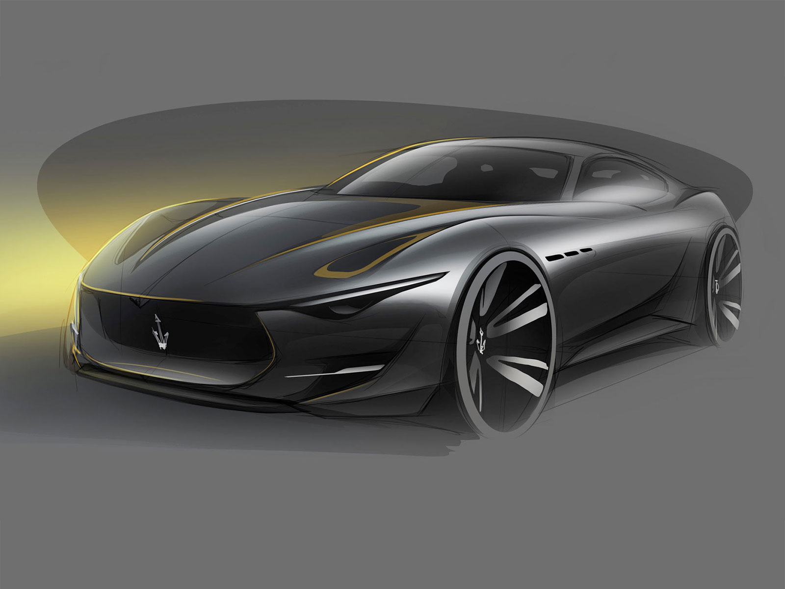 Maserati Alfieri, 2014 - Design Sketch