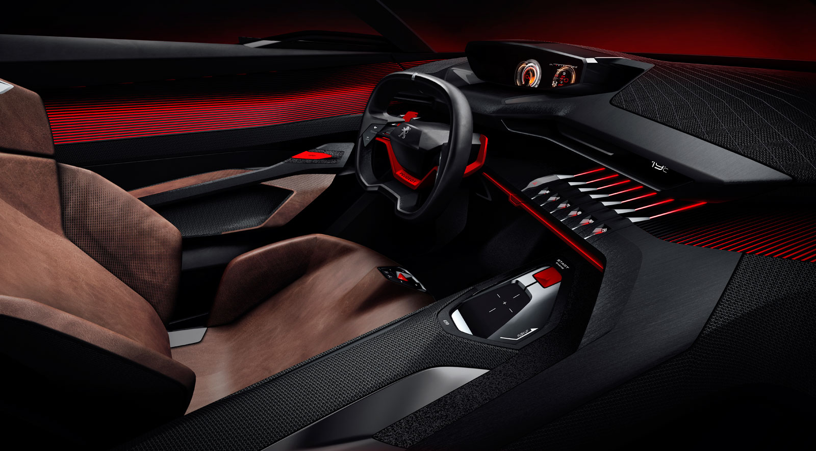 Peugeot Quartz Concept, 2014 - Interior