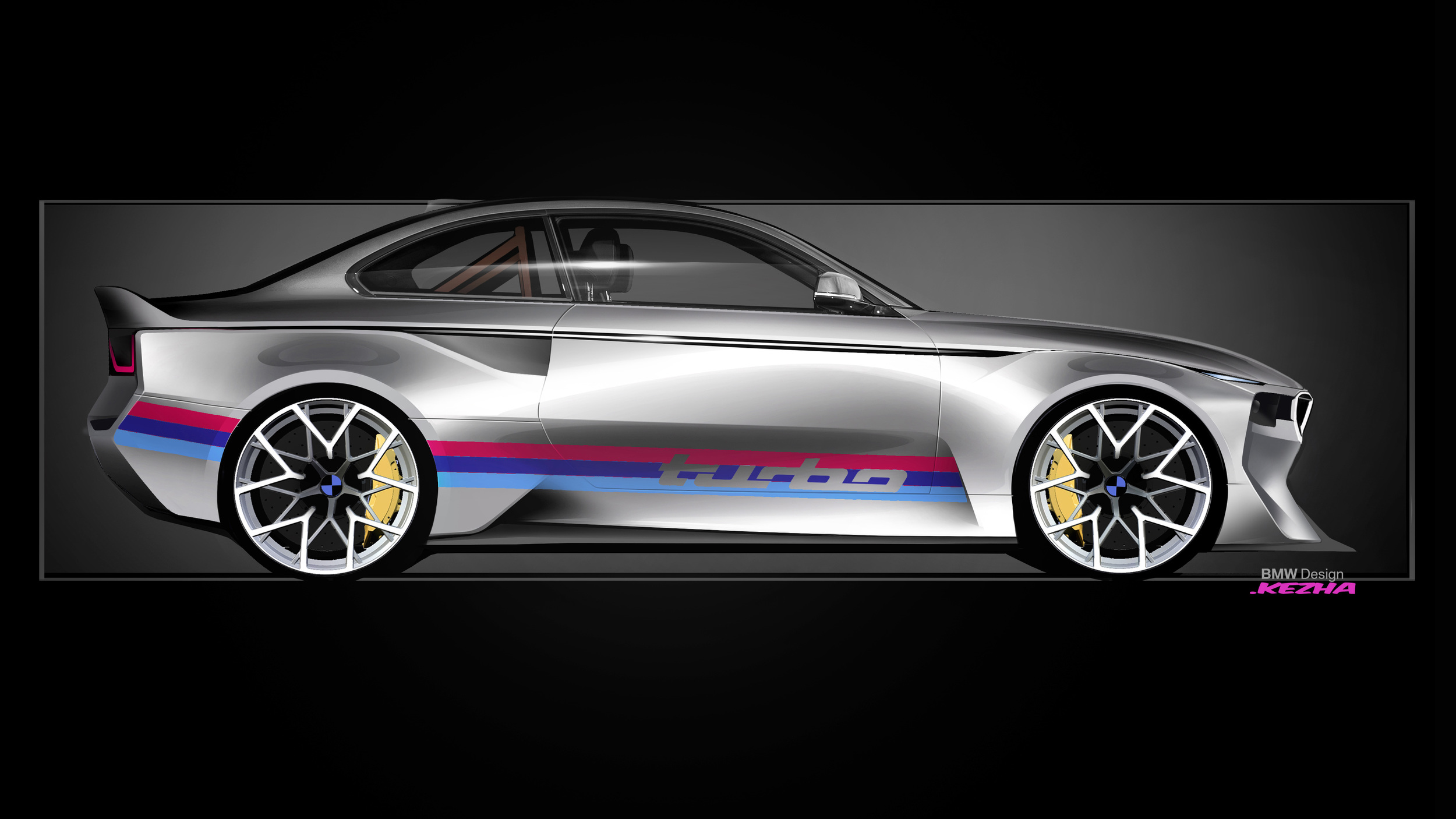 BMW 2002 Hommage Concept, 2016 - Design Sketch