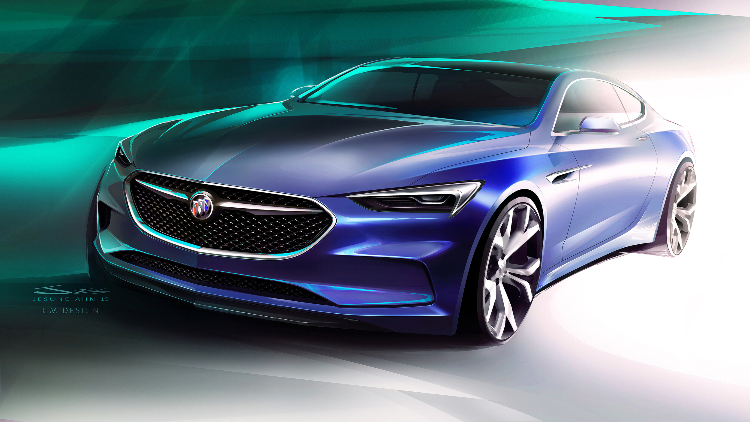 Buick Avista Concept, 2016 - Design Sketch