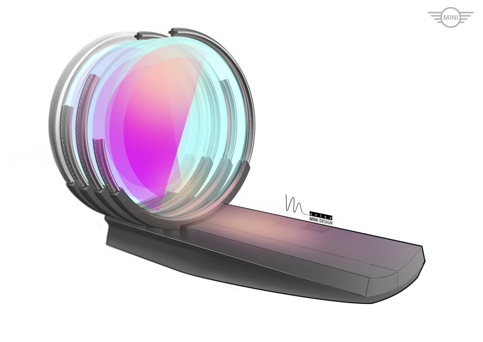 Mini Vision Next 100 Concept, 2016 - Design Sketch