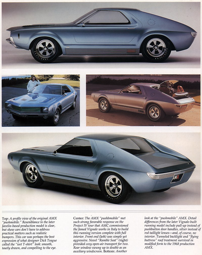 American Motors AMX, 1966 - Pushcar and Vignale prototype