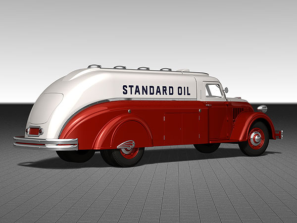 Dodge Airflow Standard Oil of California (1936) - 3D Modeling: Niko Moritz