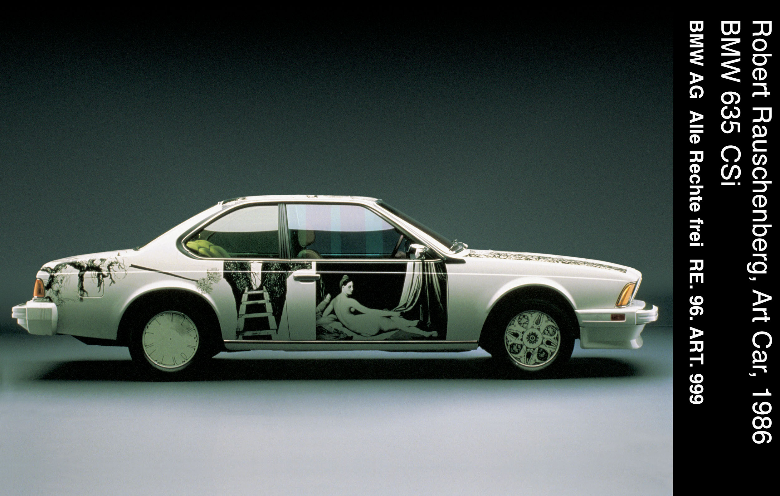 BMW 635 CSi Art Car (1986): Robert Rauschenberg