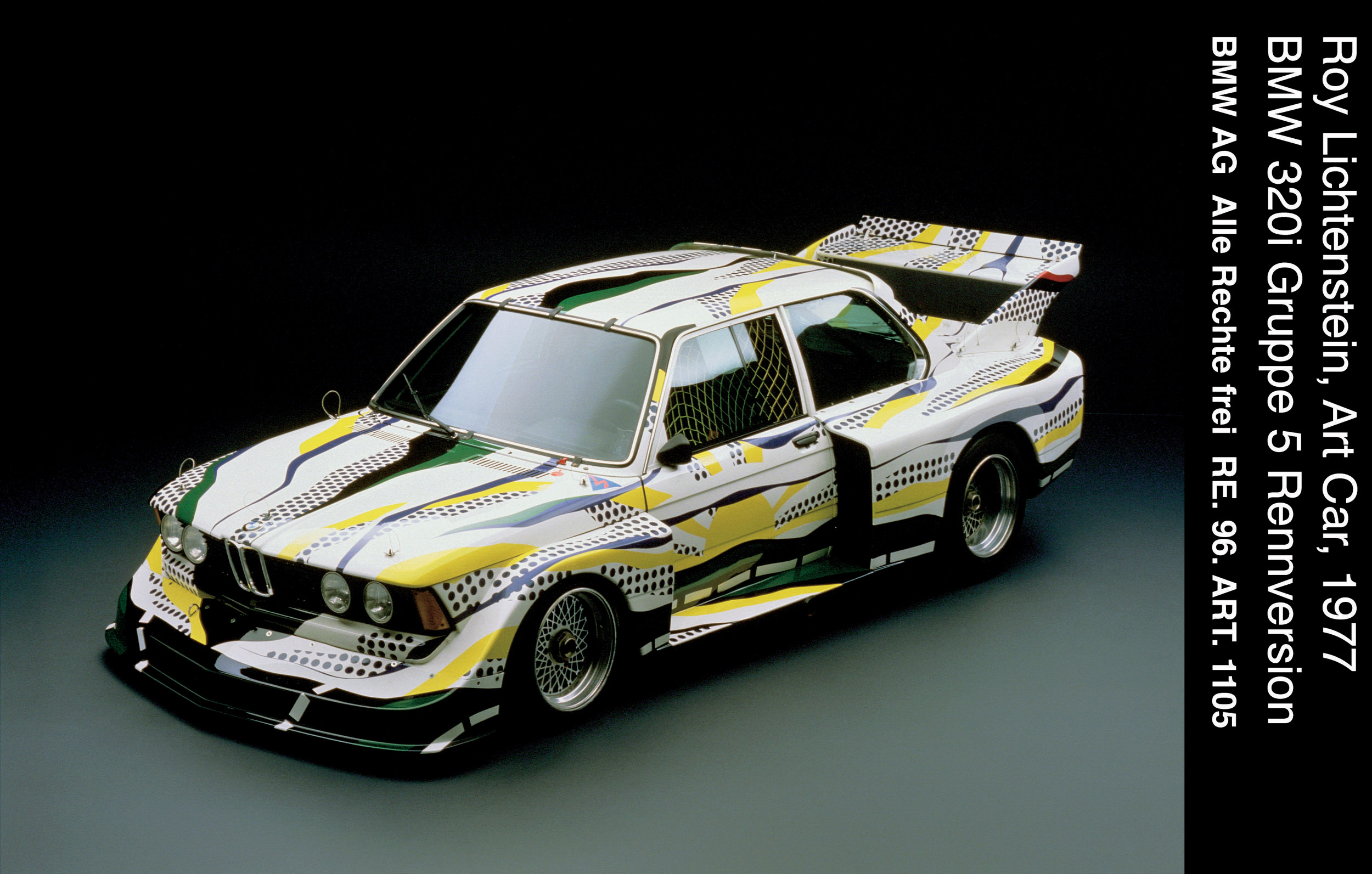 BMW 320i Art Car (1977): Roy Lichtenstein