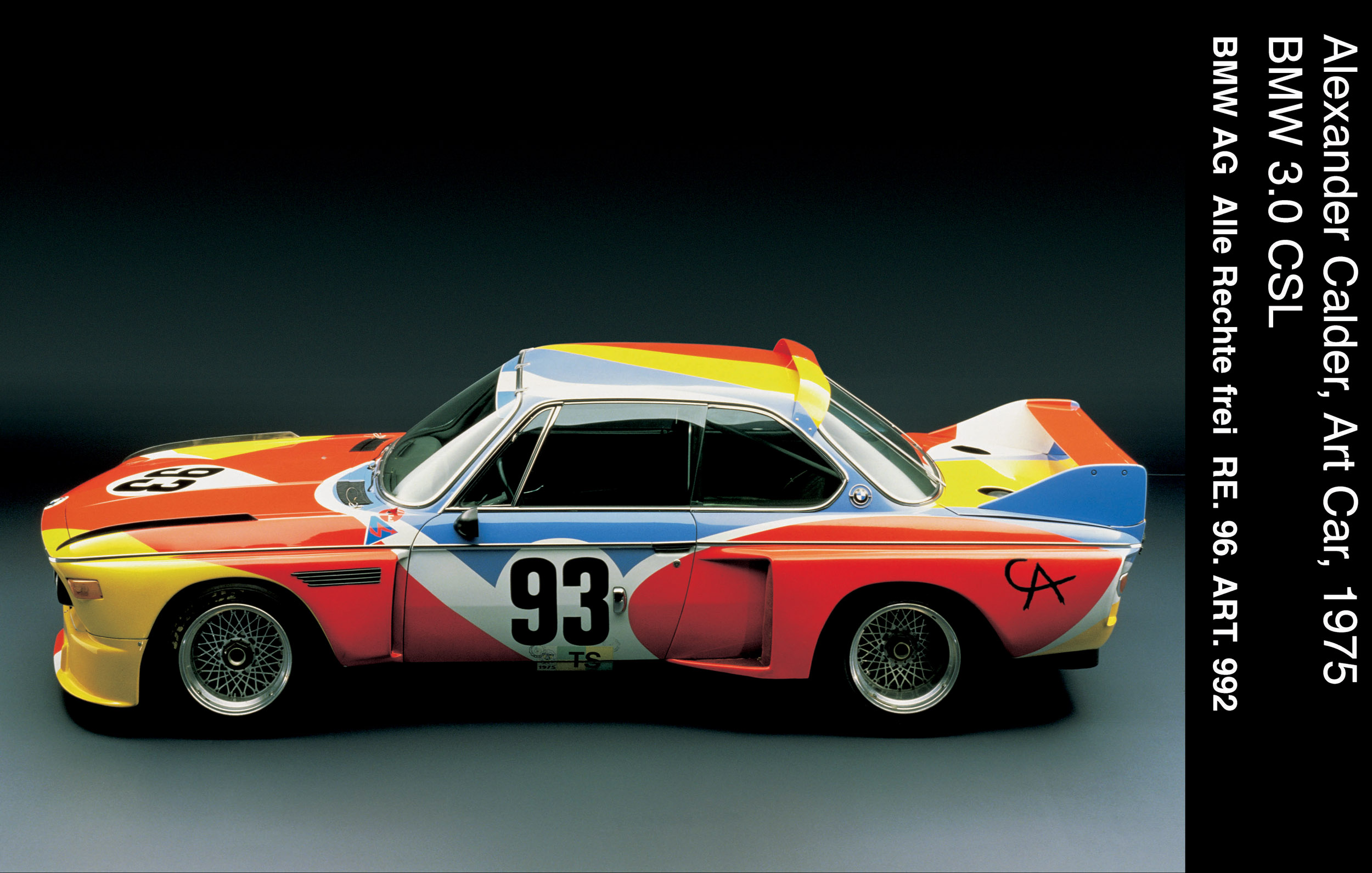 BMW 3.0 CSL Art Car (1975): Alexander Calder