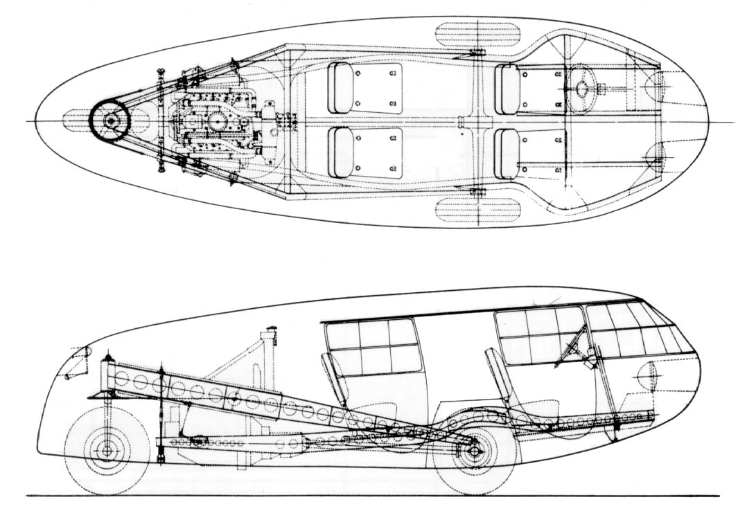 Scale drawings of Car #1