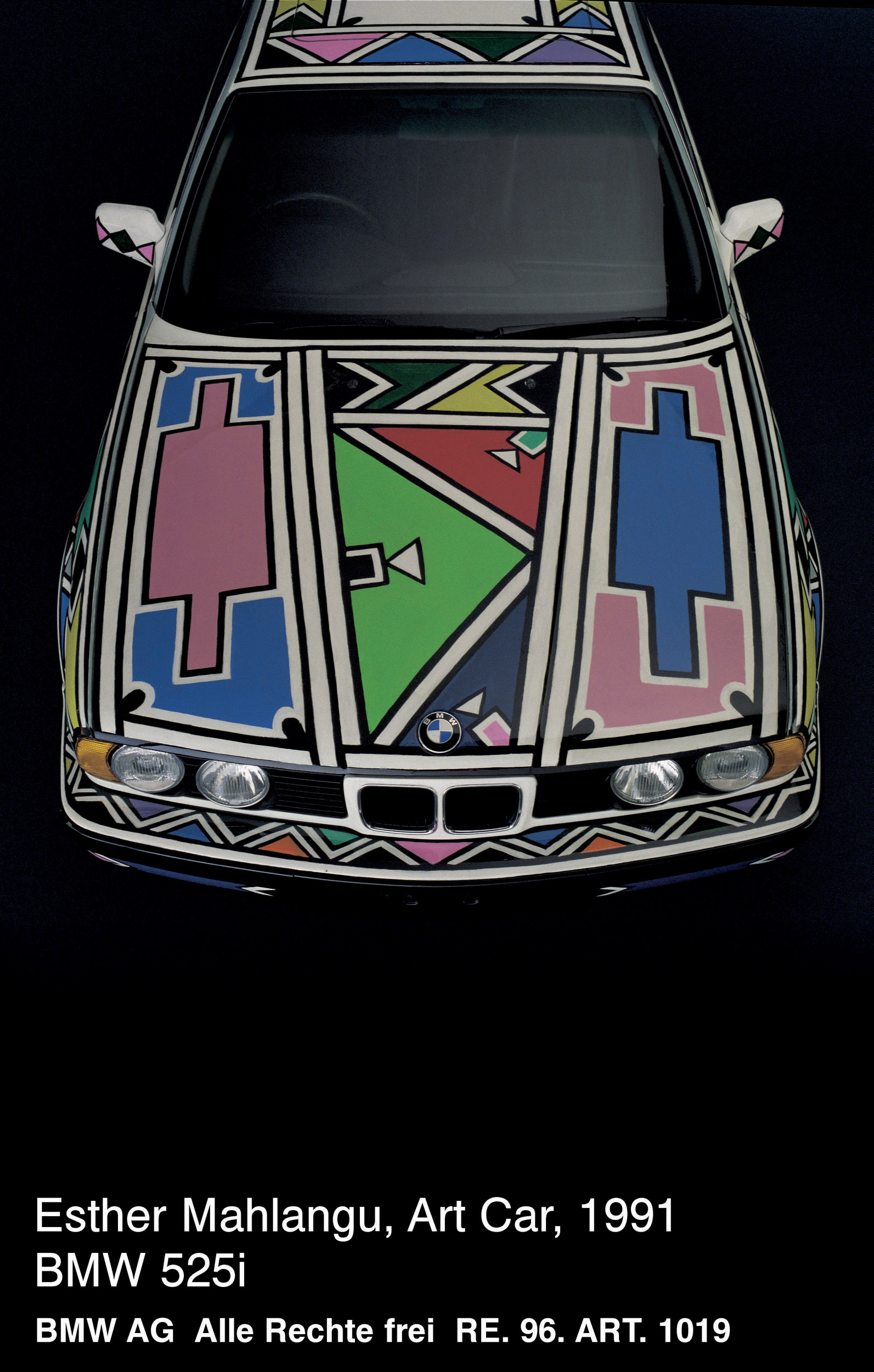 BMW 525i Art Car # 12 (1991): Esther Mahlangu