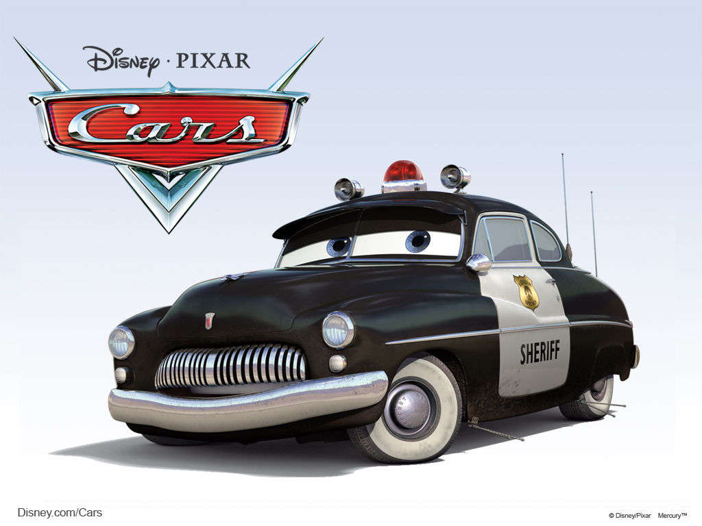 Disney/Pixar Cars Characters: Sheriff (1949 Mercury Police Cruiser)