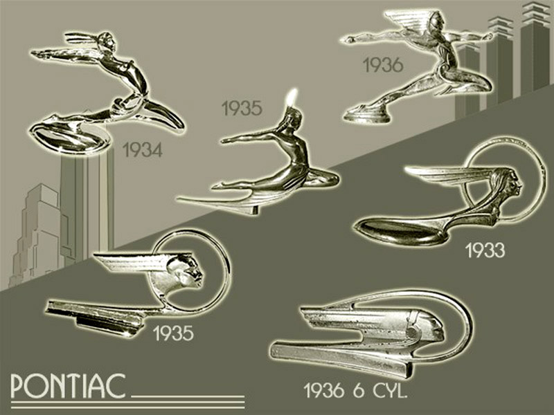 Pontiac (1933–1936) – Hood Ornament identification guide