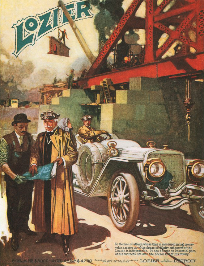Lozier Advertising Art (19111913) The Choice of Men Who Know Blog