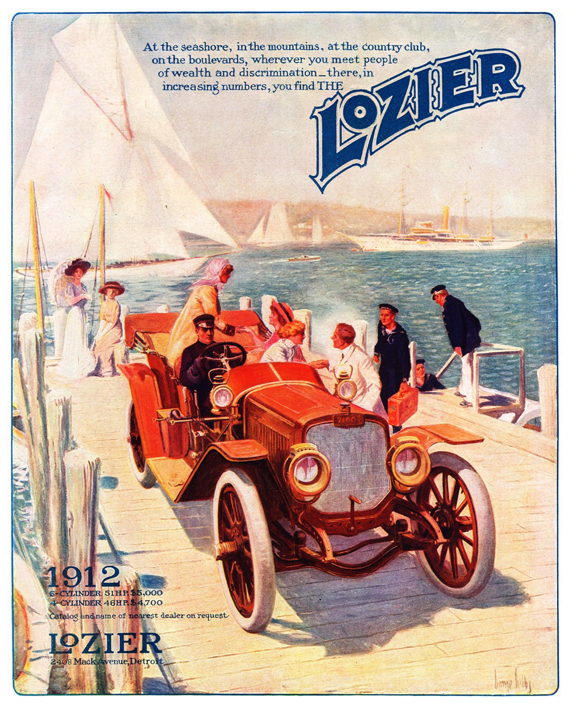 Lozier Advertising Art (19111913) The Choice of Men Who Know Blog