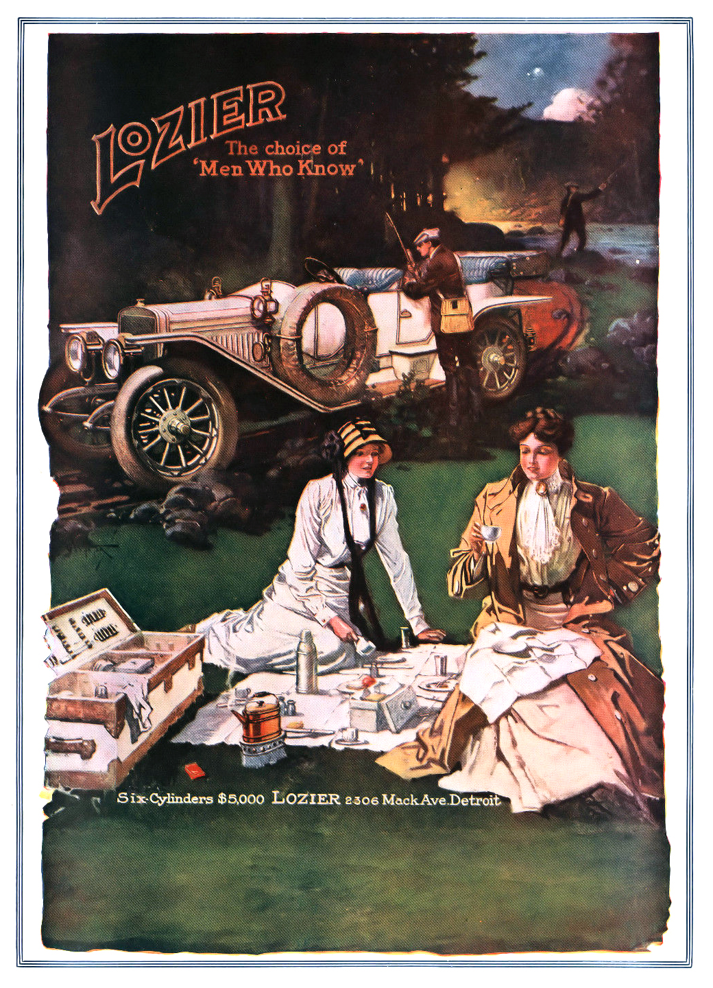 Lozier Advertising Art (19111913) The Choice of Men Who Know Blog