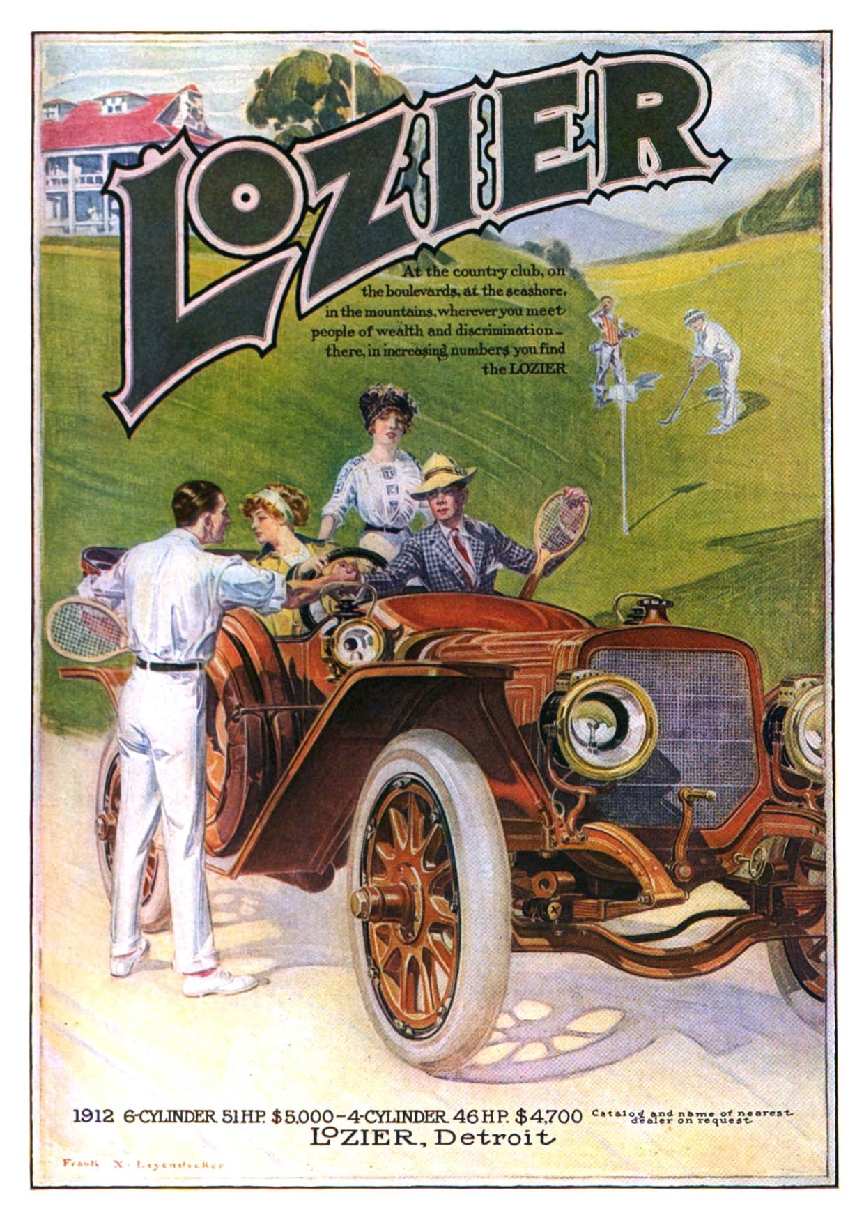 Lozier Advertising Art (19111913) The Choice of Men Who Know Blog