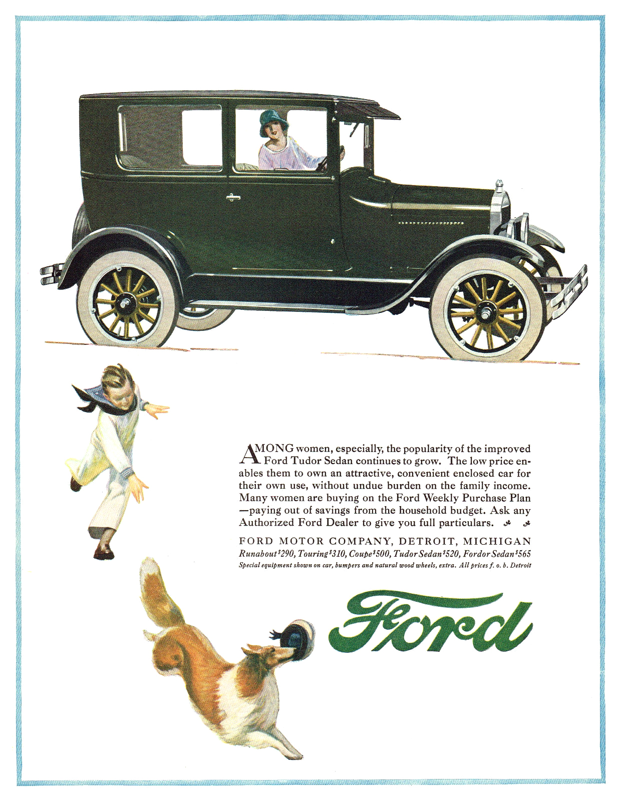 Ford Model T Ad (June, 1926): Tudor Sedan