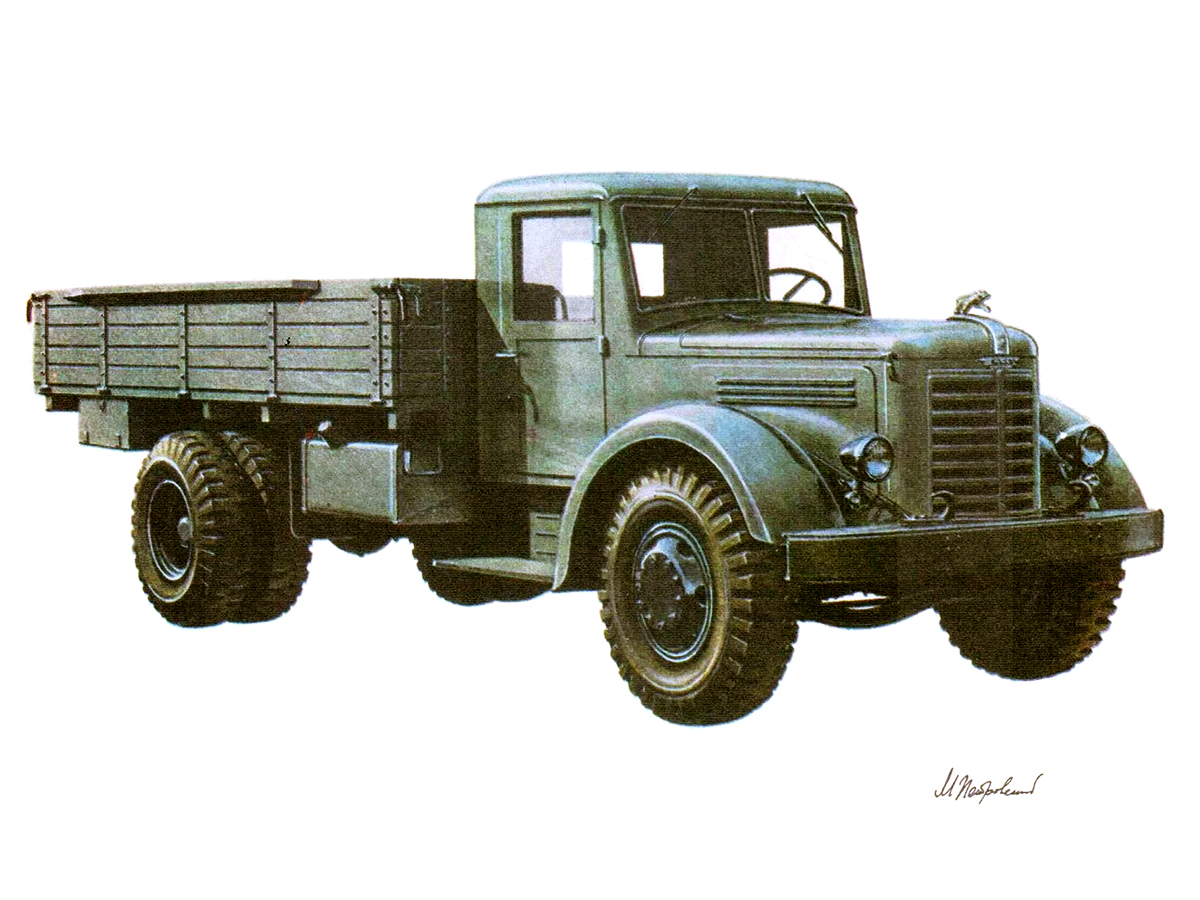 ЯАЗ-200 (1944-1945): Рисунок Михаила Петровского