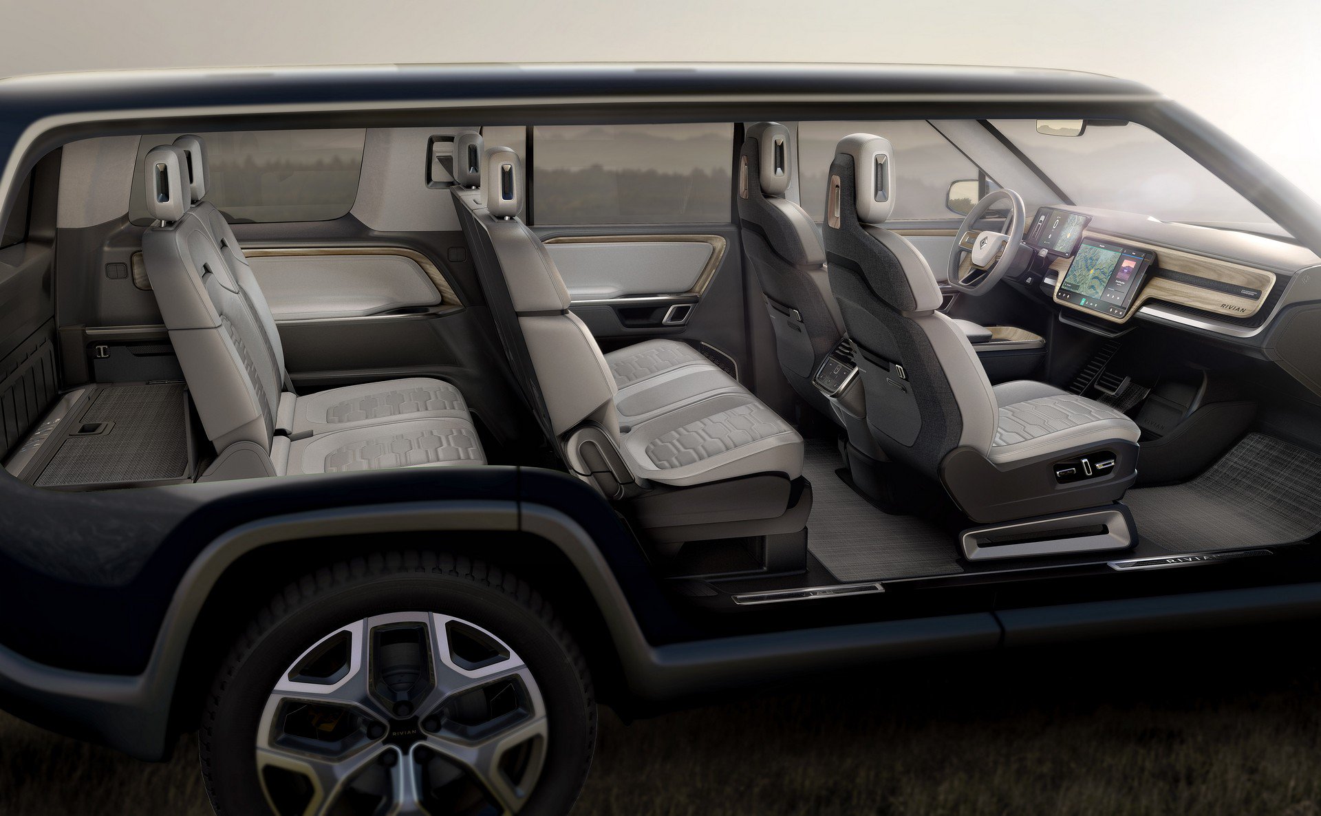 Rivian R1S (2020): 7-Seater Electric SUV