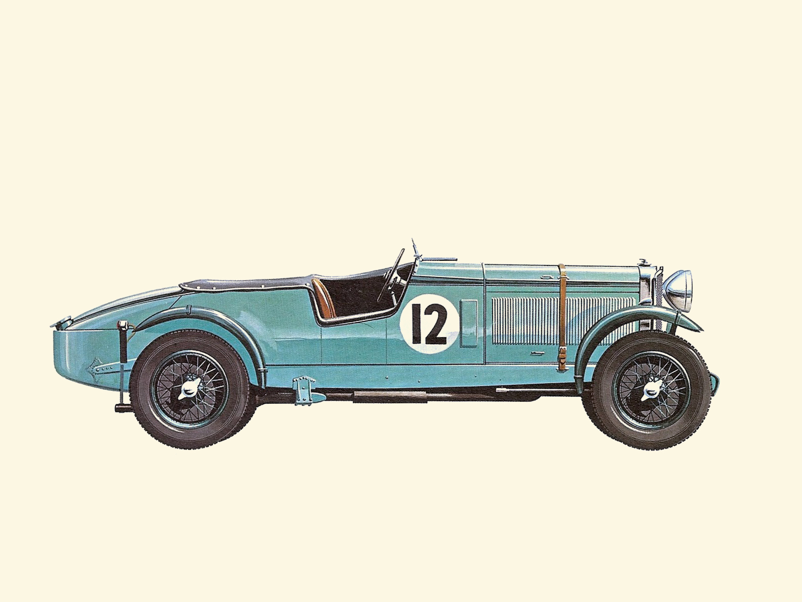 1931 Talbot-London '105' - Illustrated by Pierre Dumont